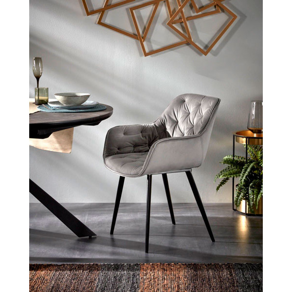 Стілець La Forma Mulder Сірий-3