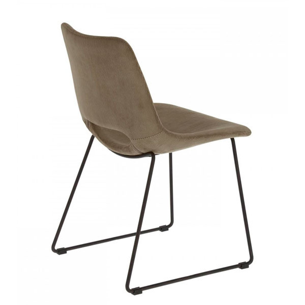 Стілець La Forma ZIGGY Бежевий вельвет-2