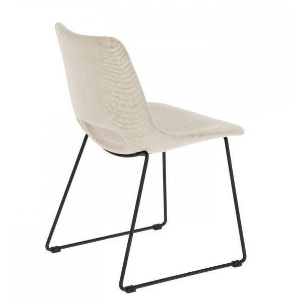 Стілець La Forma ZIGGY Сірий вельвет-3