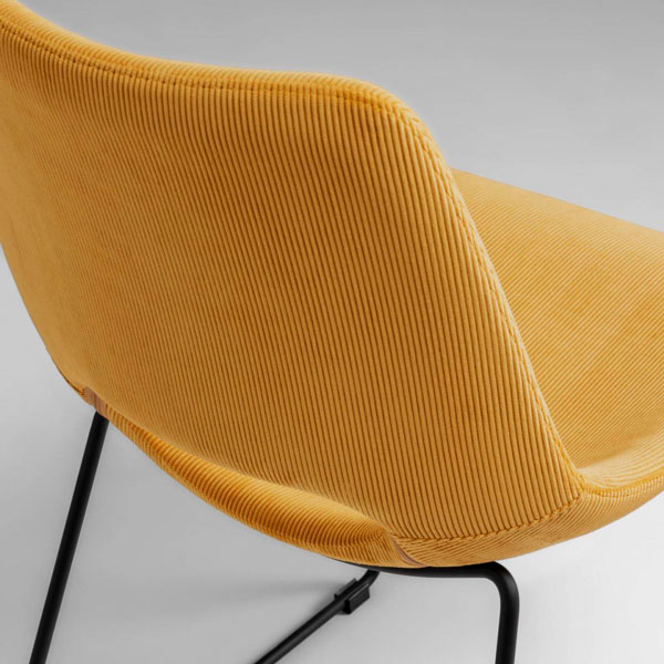 Стілець La Forma ZIGGY Гірчичний вельвет-2