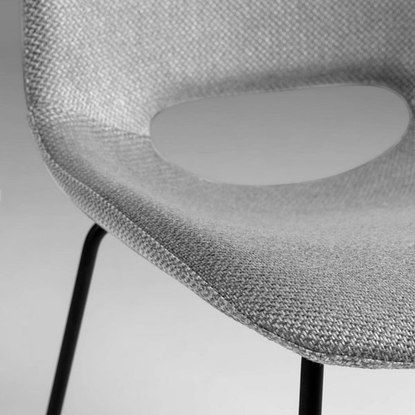 Стул La Forma ZIGGY Светло-серый ткань-3