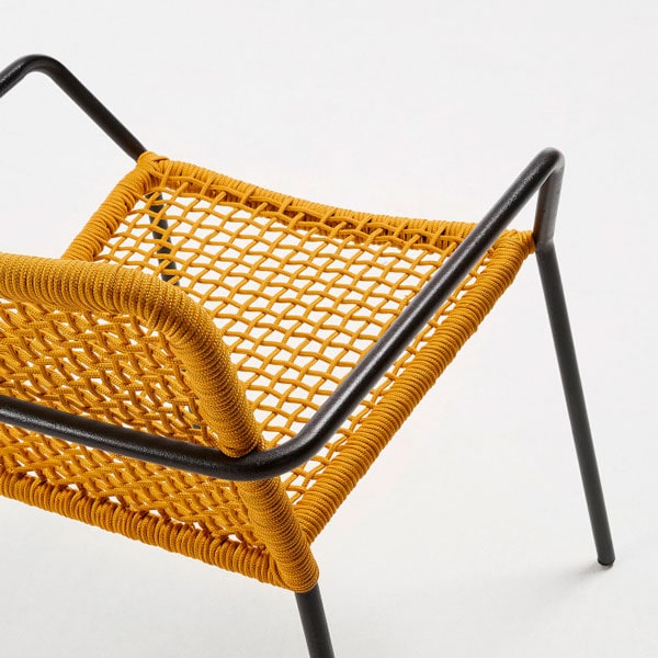 Стілець La Forma BOOMER Гірчичний-5