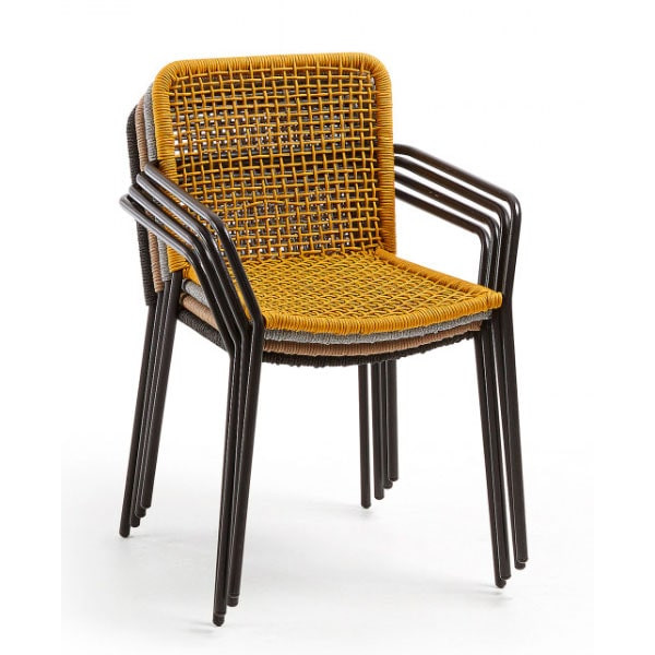 Стілець La Forma BOOMER Гірчичний-3