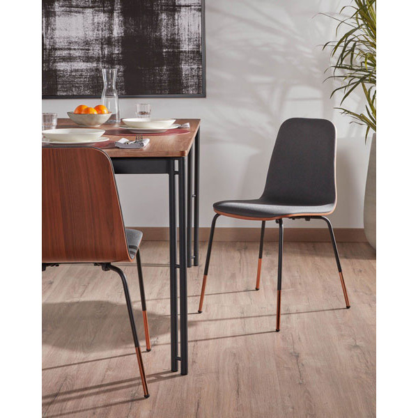 Стілець La Forma CHRYSTEL Чорний-4