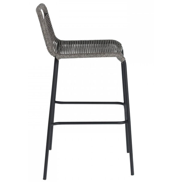 Барный стул La Forma GLENVILLE Серый-1