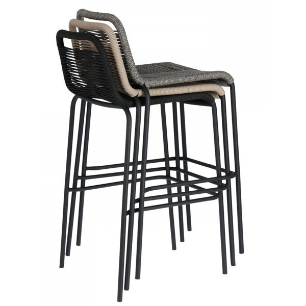 Барный стул La Forma GLENVILLE Серый-6