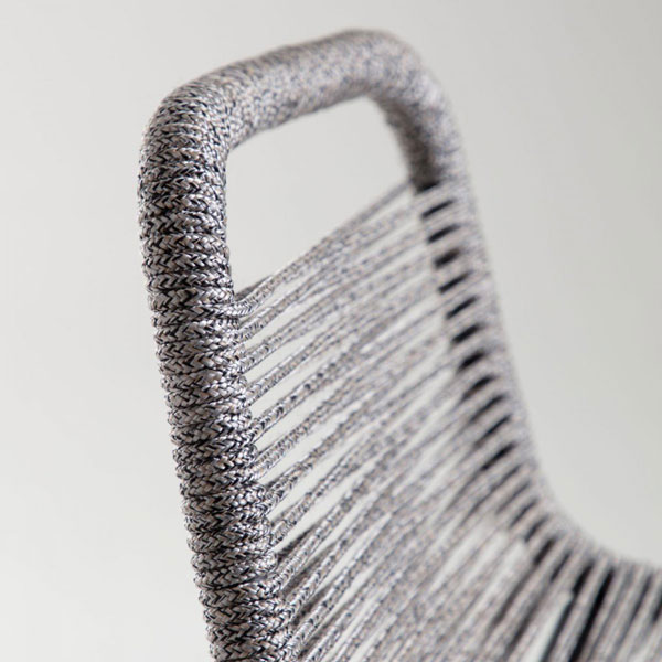 Барный стул La Forma GLENVILLE Серый-4