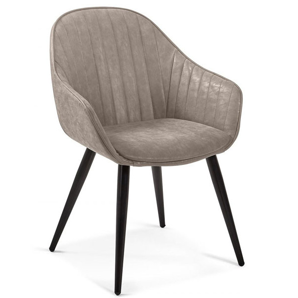 Стілець La Forma Herbert Сіро-коричневий-0