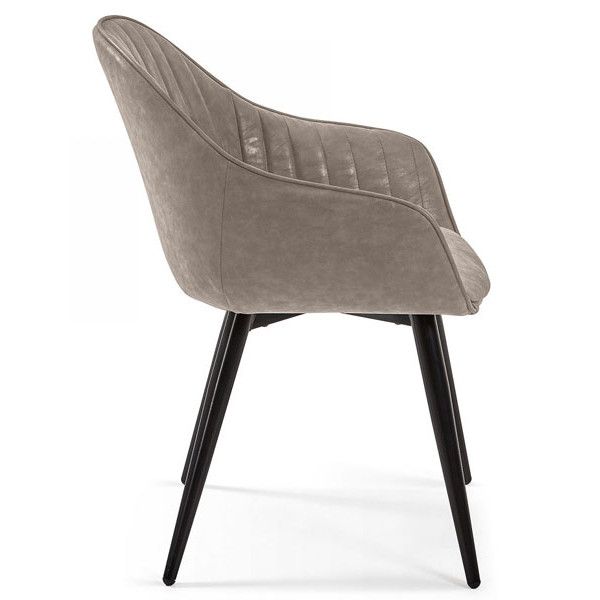 Стілець La Forma Herbert Сіро-коричневий-1