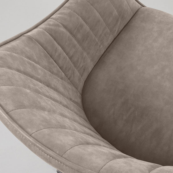 Стілець La Forma Herbert Сіро-коричневий-3