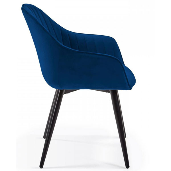 Стул La Forma Herbert Синий велюр-1