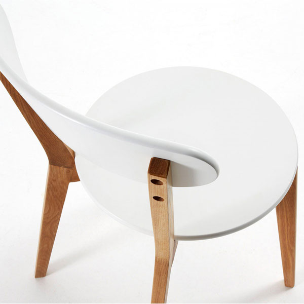 Стілець La Forma LUANA Білий-5