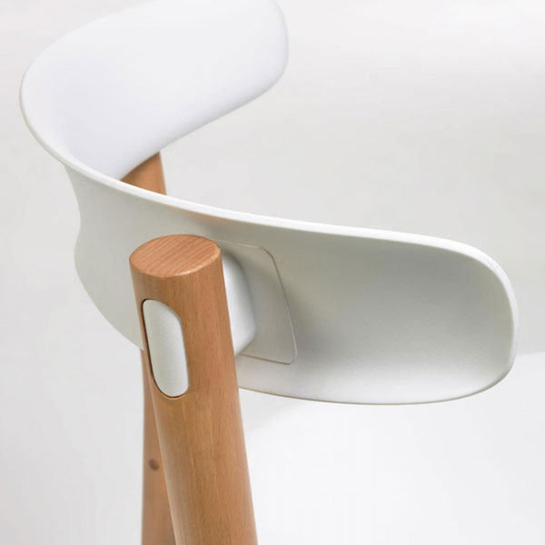 Стул La Forma Santina Белый-5