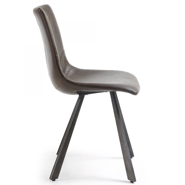 Стілець La Forma TRAC Темно-коричневий-1