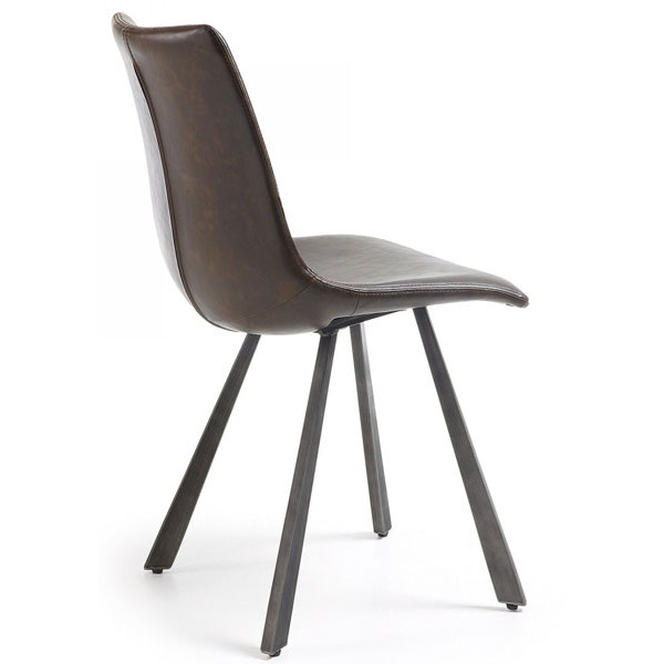 Стілець La Forma TRAC Темно-коричневий-2