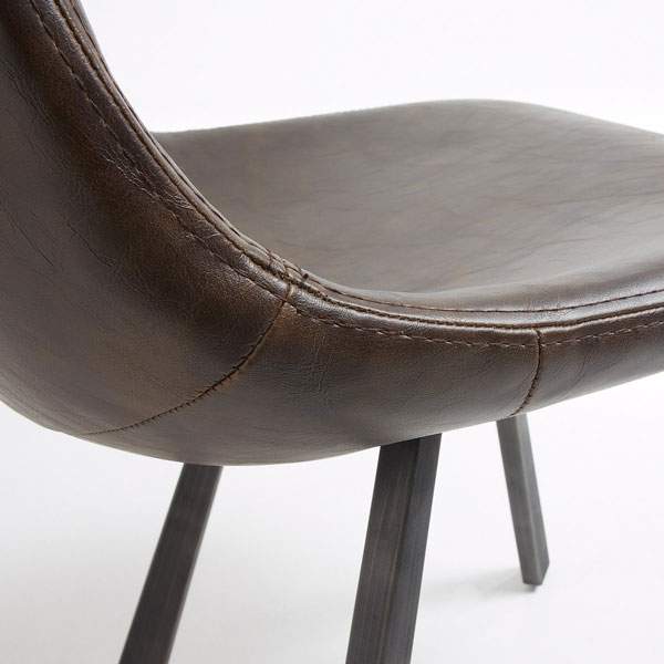 Стілець La Forma TRAC Темно-коричневий-3