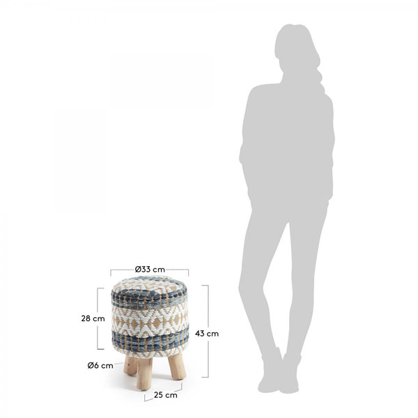 Табурет La Forma LOK AA1096FN35-2