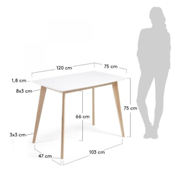 Обеденный стол La Forma UNIT CC0095L05-1