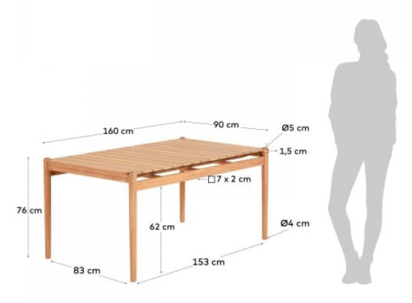 Обідній стіл La Forma SIMJA CC1824M46-1