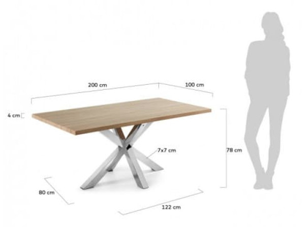 Обеденный стол La Forma ARYA 200 СМ C358M46-2