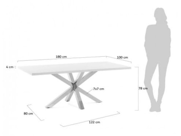 Обеденный стол La Forma ARYA 180 СМ C359L05-2