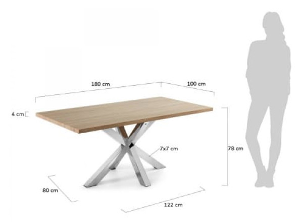 Обеденный стол La Forma ARYA 180 СМ C359M46-2