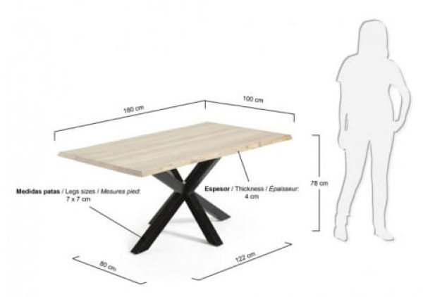 Обеденный стол La Forma ARYA 180 СМ C409M33-2