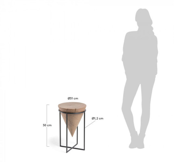 Кавовий стіл La Forma JAYD CC0476M43-4
