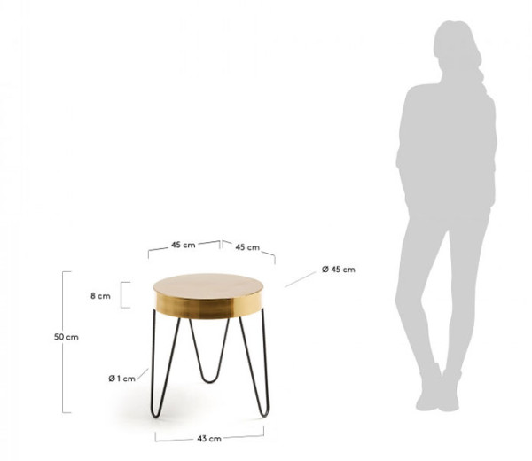 Кавовий стіл La Forma JUVENIL AA4282R83-4
