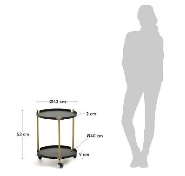 Кавовий стіл La Forma Maj CC1297R01-5