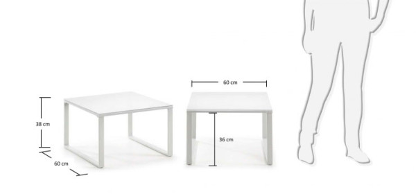 Кавовий стіл La Forma NAVIS C349C07-3