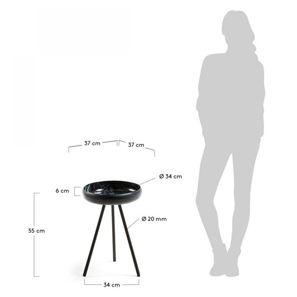 Кавовий стіл La Forma REUBER AA4320R01-4