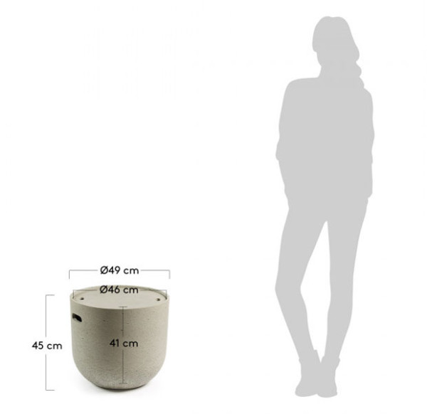 Кавовий стіл La Forma RHETTE CC0505RF03-3