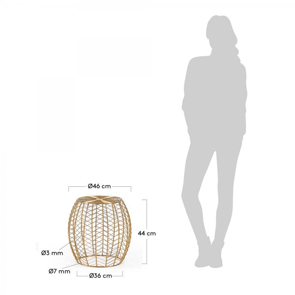 Кавовий стіл La Forma RONNA AA1464R53-2