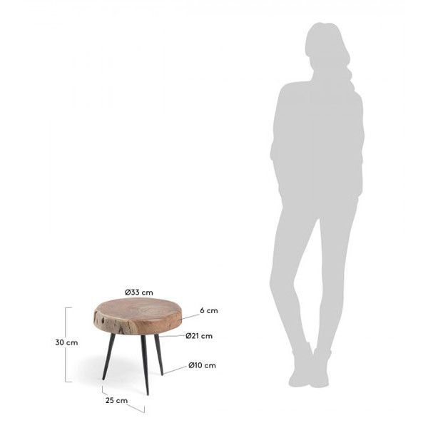 Кавовий стіл La Forma ROUSY CC0409M43-4