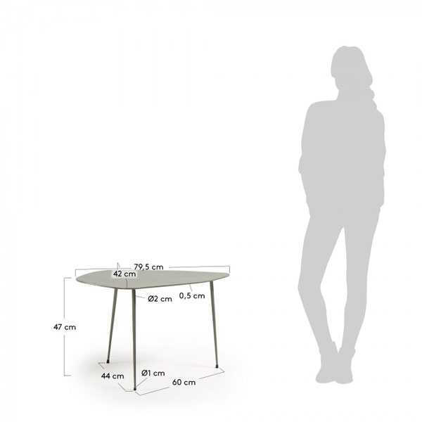 Кавовий стіл La Forma ROWAN CC0893R2-2