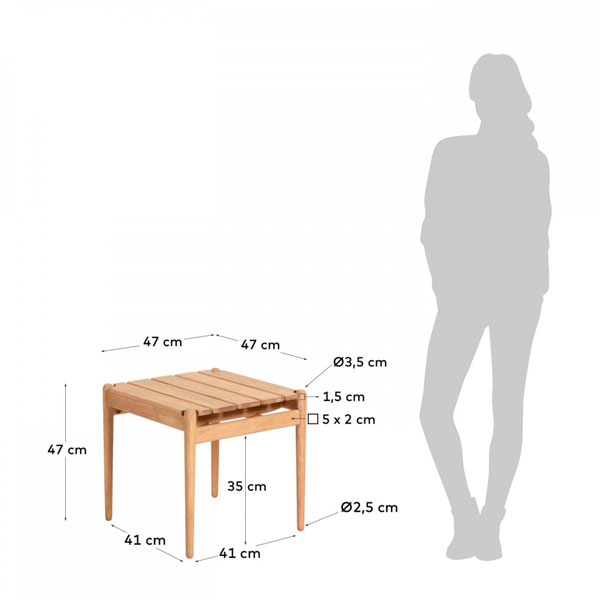 Кавовий стіл La Forma Simja CC1826M46-5