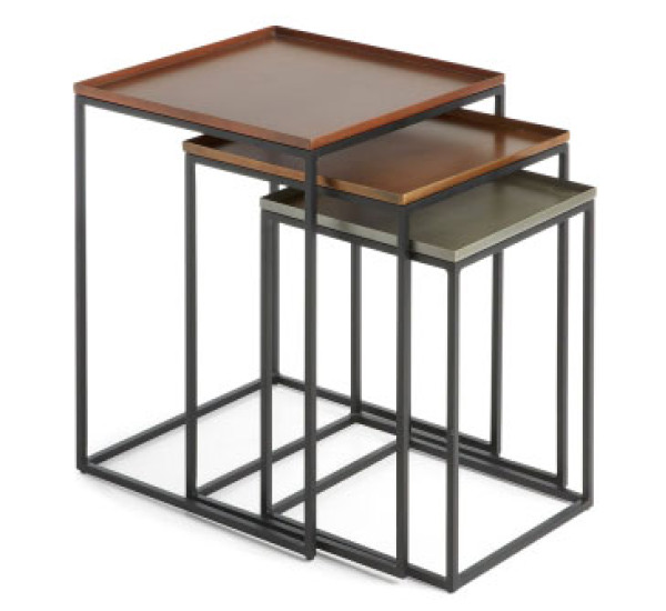 Набір із 3-х кавових столів La Forma VERTIG F AA0144R35-0