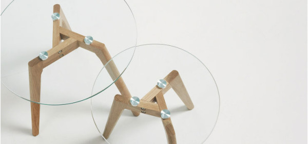 Набір із 2-х кавових столів La Forma BRICK C603C07-1