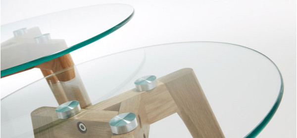 Набір із 2-х кавових столів La Forma BRICK C603C07-2