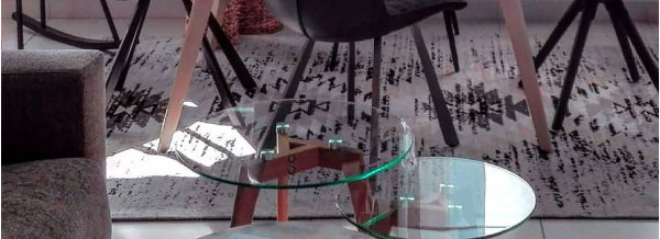 Набір із 2-х кавових столів La Forma BRICK C603C07-4