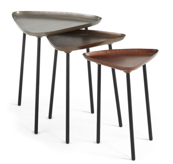 Набір із 3-х кавових столів La Forma ITTA AA0909R35-0