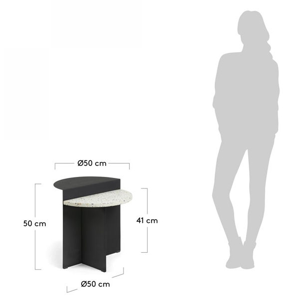 Кавовий стіл La Forma CLEARY CC0834PR33-3