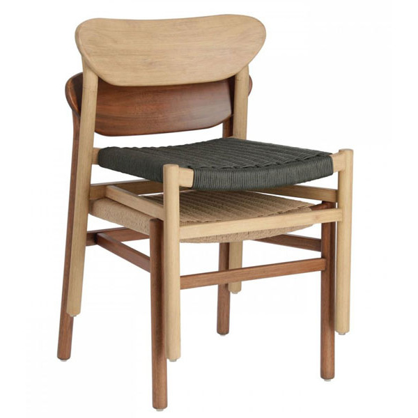 Стул La Forma Galit Коричнево-бежевый-6