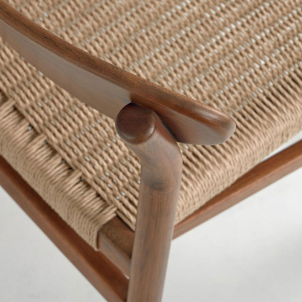 Стул La Forma Galit Коричнево-бежевый-5