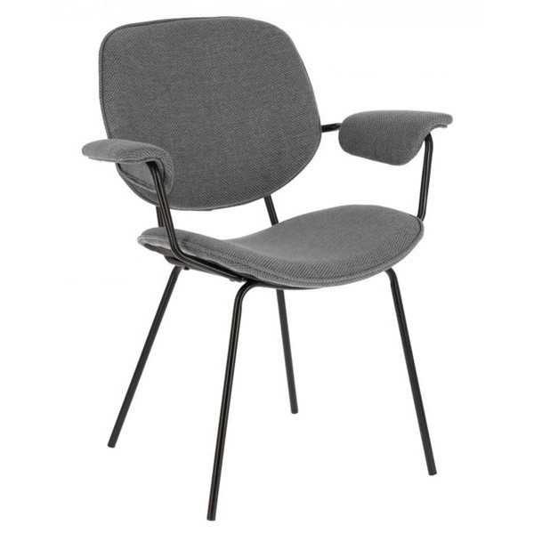 Стілець La Forma Naiquen Сірий-0