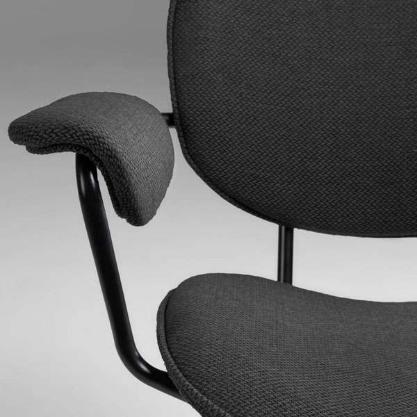 Стілець La Forma Naiquen Темно-сірий-4