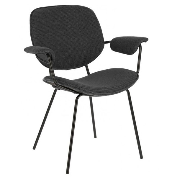 Стілець La Forma Naiquen Темно-сірий-0