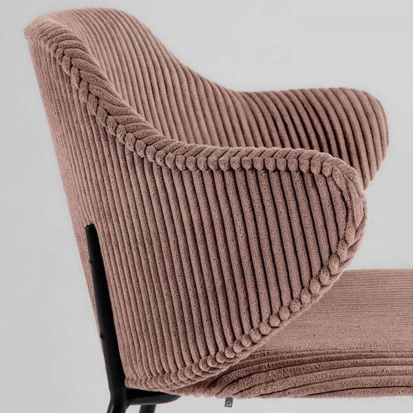 Стілець La Forma Suanne Рожевий вельвет-5
