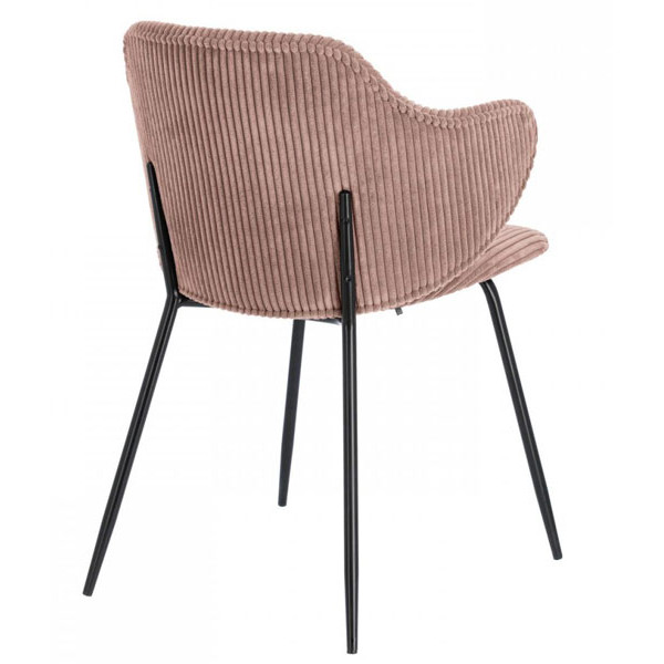 Стілець La Forma Suanne Рожевий вельвет-2